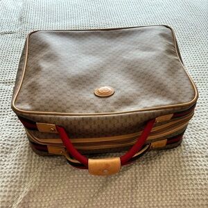 Gucci Brown Travel Bag with Sherry Line Straps